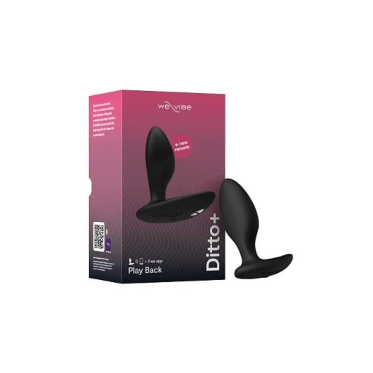 We-Vibe Ditto+（ウィーバイブ ディット プラス） サテンブラック